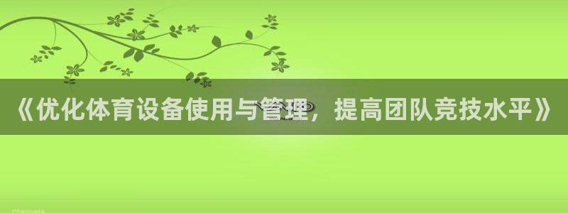 必一体育登陆：《优化
