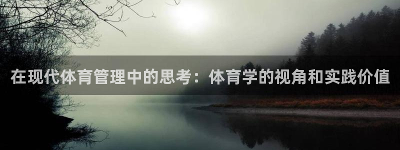 必一体育怎么下载：在现代体育管理中的思考：体育学的视角和实践