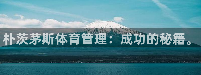 必一体育登录入口APP：朴茨茅斯体育管理：成功的秘籍。
