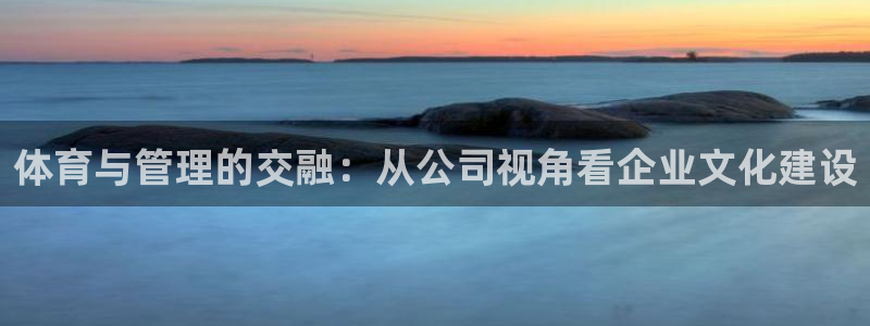 必一体育周公：体育与管理的交融：从公司视角看企业文化建设